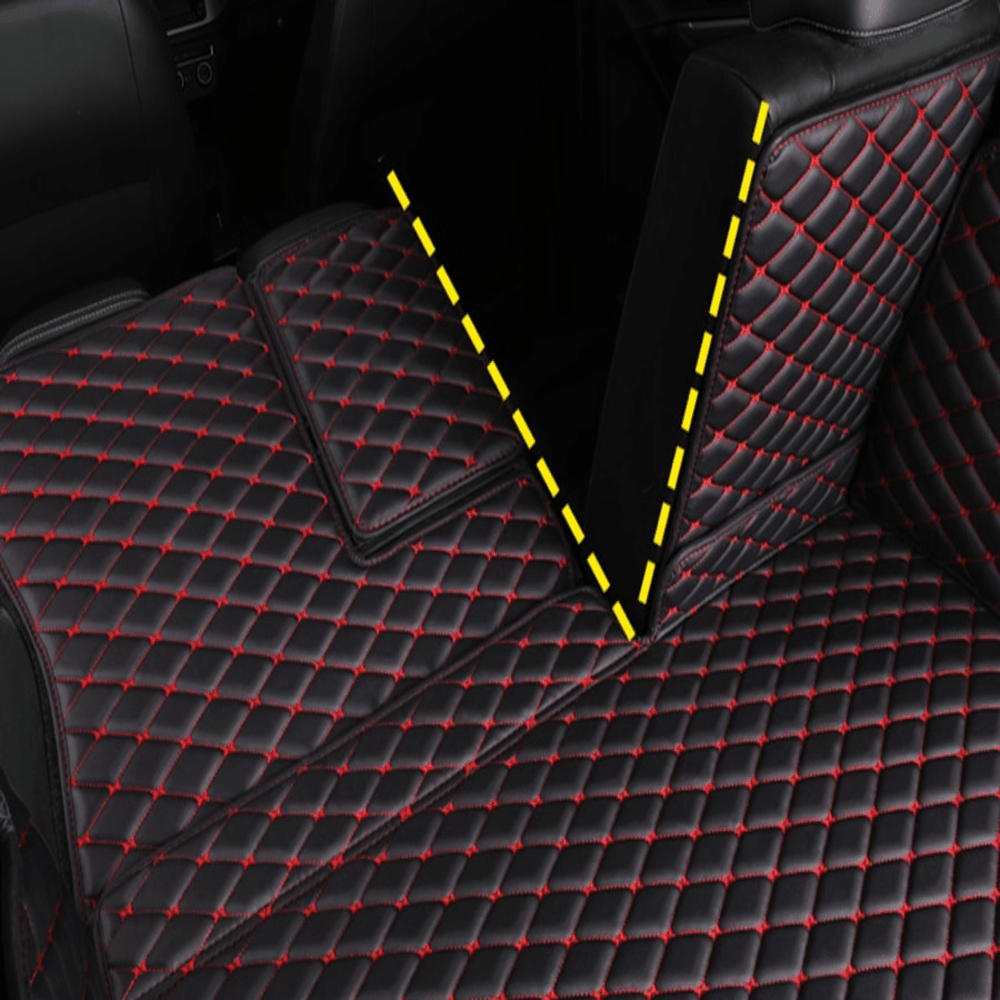 Tesla Black & Red Trunk Mat