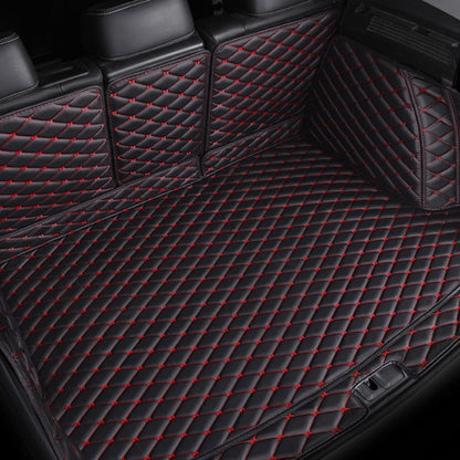 Tesla Black & Red Trunk Mat