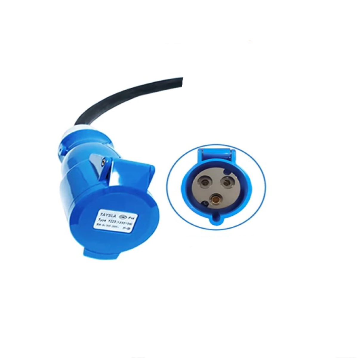 Type2 to Blue CEE Plug, ZR-EUO02-1